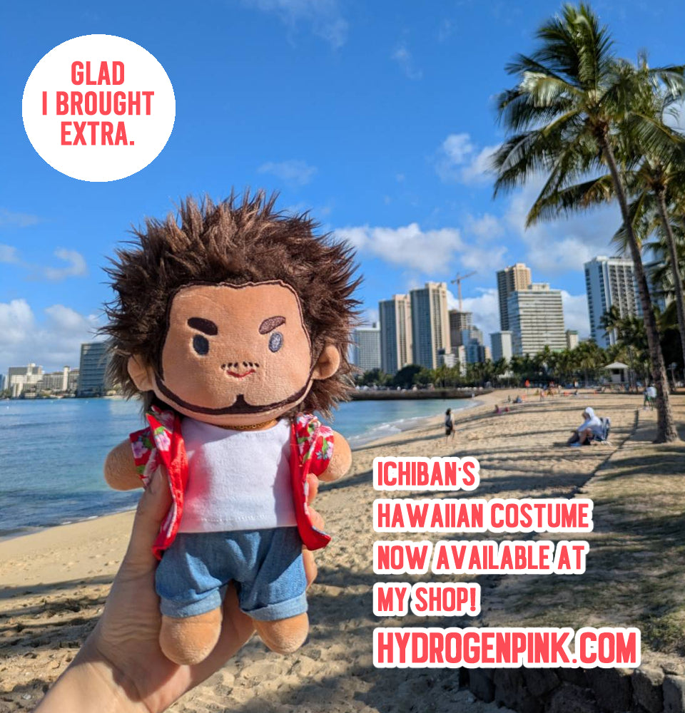 RGG Ichiban's Hawaii Outfit for 20 cm Doll