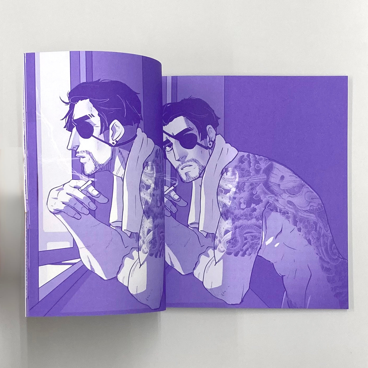 On Quiet Nights - Majima x Kiryu RGG (New B5 colored ink printing)