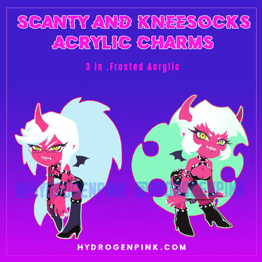 PASWG: Scanty and Kneesocks Gumdrop Charms
