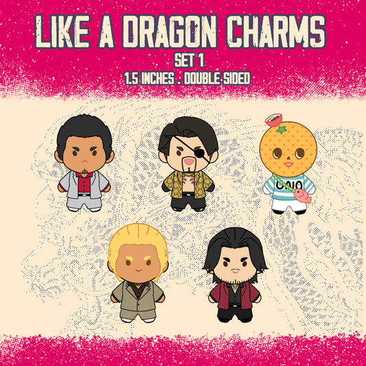 Like A Dragon 1.5 in charms (Set 1)