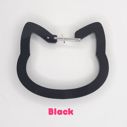 Cat Acrylic Carabiners ( Perfect for K-pop polca, Oshi, Itabags)