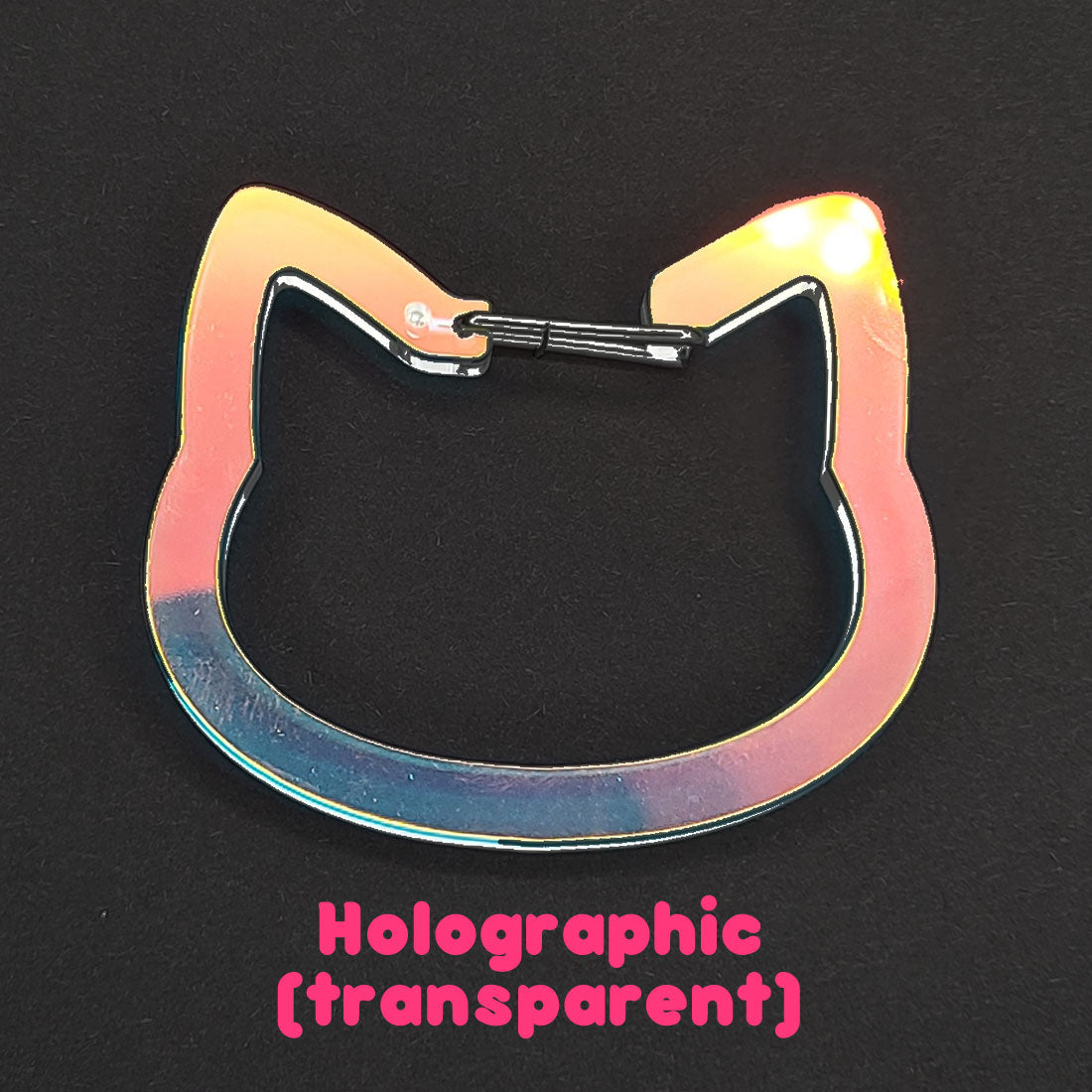 Cat Acrylic Carabiners ( Perfect for K-pop polca, Oshi, Itabags)