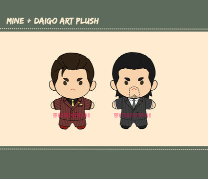 PREORDER RGG Daigo + Mine Art Plush (July 2025)